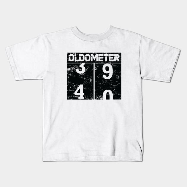 Oldometer 40th Kids T-Shirt by CandD